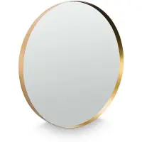 Vt wonen Spiegel vtwonen Round Deep Gold 60 cm