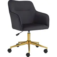 Notio Living Caspar-Bureaustoel - Grijs Goud