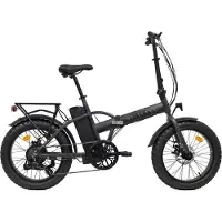 Villette le Gros elektrische vouw fatbike 13Ah 7sp 20 inch Dark Grey