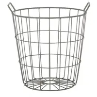 Esschert Design Opbergmand Karel Grijs D 32 H 30 Cm