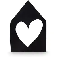Vt wonen Wanddecoratie vtwonen House Black 45 x 36 cm
