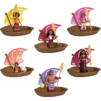 Disney Princess Vaiana 2 Verassingsitem – Pirogue met 3 Verrassingen – Mini Pop, Zeil en Riem