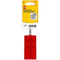 LEGO LED Sleutelhanger, blokje 2x4 rood