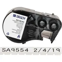 Brady M4C-500-492 FreezerBondz tape polyester zwart op wit | 12,7 mm x 7,62 m (origineel)
