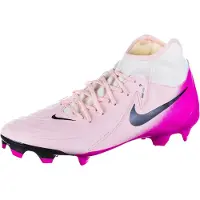 Nike Phantom Luna II Academy Gras / Kunstgras Voetbalschoenen (MG) Zalmroze Felroze Zwart