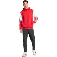 Adidas Squadra 25 Sweat Hooded Trainingspak Rood Zwart Wit
