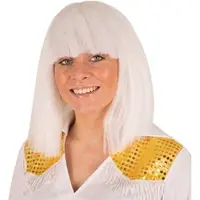 Partyline Cleopatra pruik wit - Witte pruik van Koningin Egypte