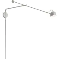 Artemide Ixa Arm Wandlamp White|Grey | With Cable and Plug