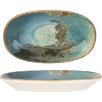 Bonna Serveerschaal futura porselein 19x11 cm set van 2