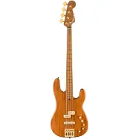 Charvel Pro-Mod San Dimas Bass PJ IV CM Natural Mahogany - Elektrische basgitaar