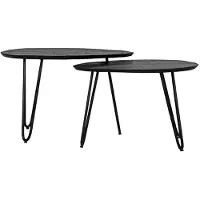 Label51 - Salontafel Frisk - Zwart - 43x68x44cm