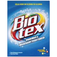 Biotex Voorwas & Waskrachtversterker Waspoeder - 4 x 2 kg (100 wasbeurten)