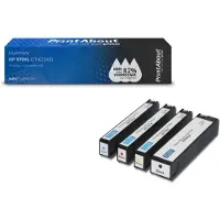 PrintAbout Huismerk HP 970XL (CN625AE) Inktcartridge 4-kleuren Multipack Hoge capaciteit