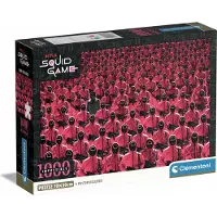 Clementoni - Puzzel - 1000 Stukjes - Squid Game Thema - Puzzel Voor Volwassenen
