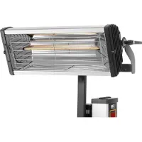 MSW Infrarood verfdroger - 2 x 1000 - W verwarming - Hoogte: tot 160 cm