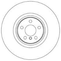 TRW DF6978S Remschijf