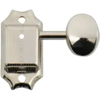 KLUSON M3JGN Single Line Junior 3+3 Nickel - Stemmechaniek voor gitaar