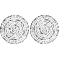 Nachtmann Ethno bord 2-pack, kristalglas, Ø23 cm
