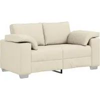 vidaXL 2-Zits Sofa Beige 160 cm Linnenmix Stoffen