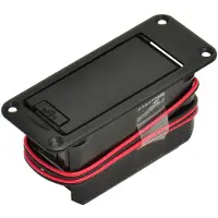 Göldo Snap-In Batteriefach 9V Batterie Schwarz - Gitaaronderdeel