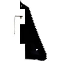 Göldo Pickguard Singlecut Style BK 3-ply zwart - Pickguard
