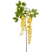Emerald Wisteria branch yellow 145 cm kunstbloem
