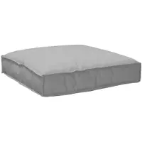 vidaXL Kussen Grijs 80 x 80 x 12 cm Oxford Stof