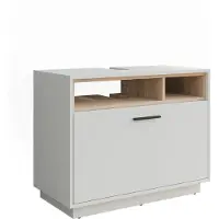 Vicco Beatrice Ijdelheidseenheid – 80 x 64 cm met lade Wit/Sonoma