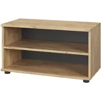 Vicco Berno Woonkamerkast – 70.8 x 38.9 cm met 2 compartimenten Eik goud/antraciet