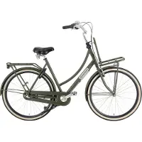 POPAL Cargo Aluminium N3 Transportfiets - Stadsfiets - Aluminium Frame - Dames - 57 centimeter - Leger Groen