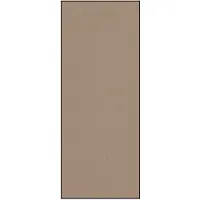 vidaXL Deurmat Beige en Zwart 120 x 300 cm 100% Polyamide