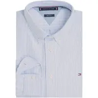 Tommy Hilfiger Regular Fit Overhemd blauw, Gestreept