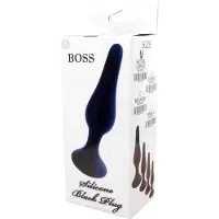 Bossoftoys - Silicone Anal Plug - Small - 10 CM - Dia 2,4 cm - met sterke Zuignap - cadeaubox - 64-00092