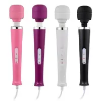 Bossoftoys Magic- Massager Wand met stekker - Vibrator- Heel sterk- 110-240V - Paars - 10 Function