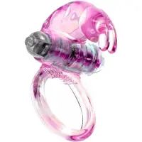 Bossoftoys Penis Ring - CockRing - Met Rabbit voor Clitoris Simulatie - Vibratie - Pink