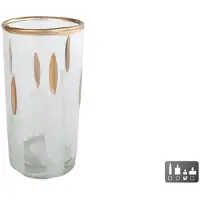 CosyDecor Theelichthouder Candles glas 6x6x11,5cm