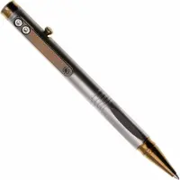 Spartan Blades Grafi Bolt Action Pen, Bronze Titanium, everyday carry pen