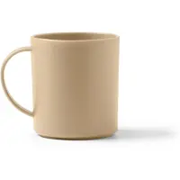 Roly 10 stuks beige herbruikbare PP mok 300 ml model Lino