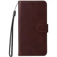 Mobigear Telefoonhoesje geschikt voor Samsung Galaxy A56 Hoesje | Wallet Bookcase Portemonnee | Pasjeshouder voor 3 Pasjes | Telefoonhoesje voor Pinpas / OV Kaart / Rijbewijs - Bruin