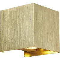 Fantasia Toko wandlamp geborsteld goud G9, 1 lichtpunt, excl. lichtbron