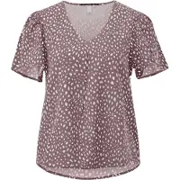 s.Oliver Blouse mauve / wit