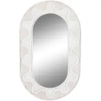 DKD Home Decor Elegante Witte Wandspiegel van DKD Home Decor