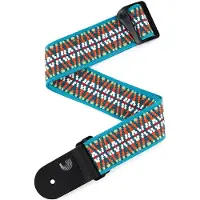 D'Addario 50G09 Geweven Gitaarband Sunset Hootenanny