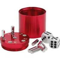 Bestsaller aluminium- Rood - werpspel - reis spel - luxe uitvoering