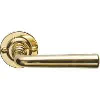 Formani TIMELESS 1925GRR50 deurkruk geveerd op rozet - messing ongelakt