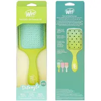 The Wet Brush Wet Brush Paddle Detangler Feel Good Ombre - Green/blue