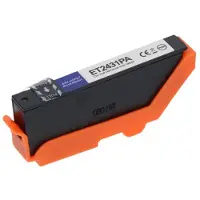 PrintAbout Huismerk Epson 24XL (C13T24314012) Inktcartridge Zwart Hoge capaciteit
