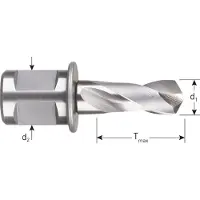 Rotec HSS-E Spiraalboor, weldon 19, ø8x30 - 5389008