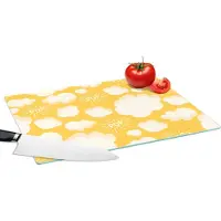KitchenYeah Glazen Snijplank - 39x28 - Popcorn - Quotes - Patronen - Pop - Snijplanken Glas