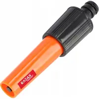 Kadax Tuinslangmondstuk met drietraps regelsysteem, spuitset van kunststof ABS, reinigingsspuit, waterspuit, tuinspuit (13,4 x 3,4 cm)
